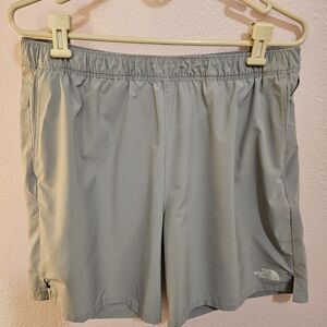 The North Face Men's Light Gray Athletic Shorts